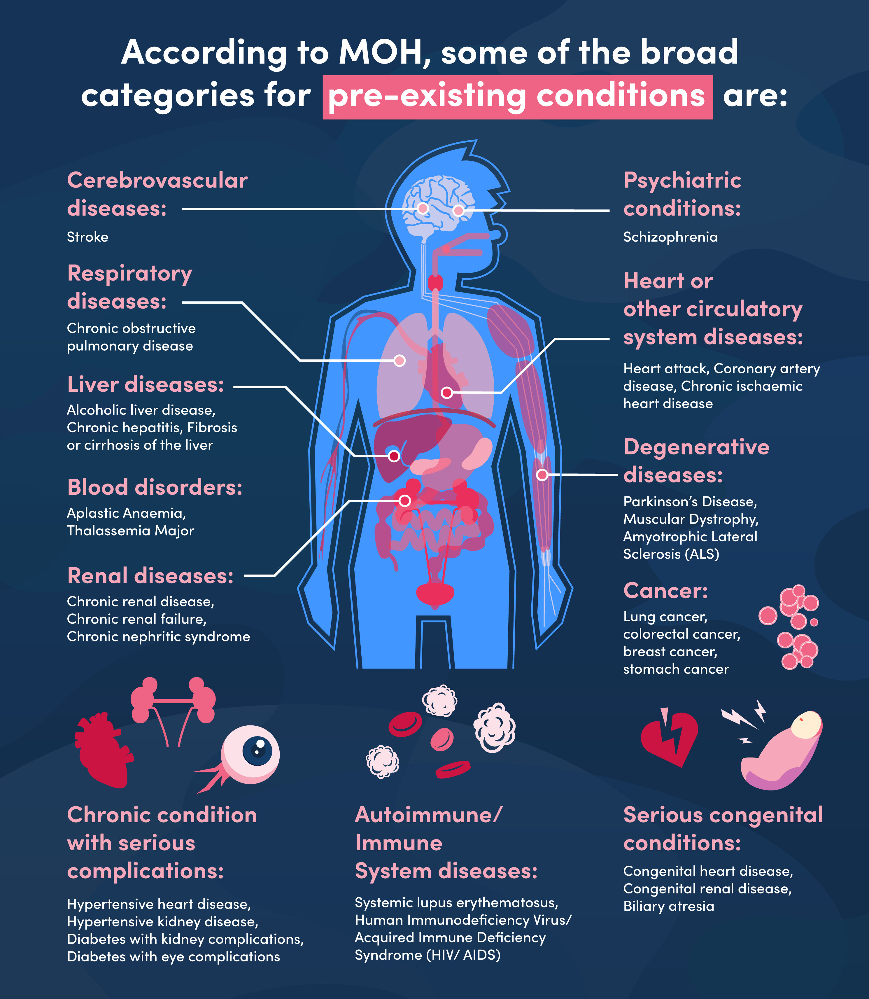 Pre Existing Conditions 2025 List Nanon Veradis
